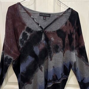 Rock & Republic Multicolor Tie-Dye Top